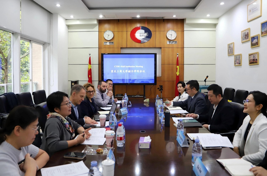 英国赫尔大学代表团访问公司